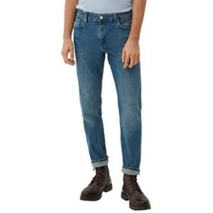 s.Oliver Lange jeansbroek voor heren, blauwgroen, 34W x 32L