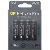 GP Batterijen ReCyko+Pro HR06 Mignon (AA) batterij NiMH 2000 mAh 1,2 V 4 stuks