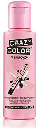 Renbow Crazy Color Semi-permanente haarkleurverf, snoezige floss 65-100 ml, 1 stuk (1 x 115 g)