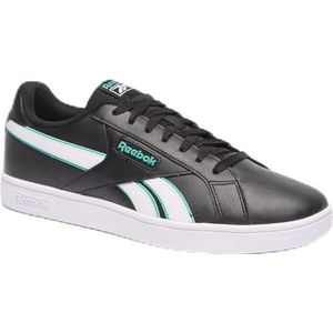Reebok Unisex Court Retro tennisschoenen, Zwart Wit Unleashedgreen, 38.5 EU