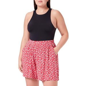 ICHI IHMARRAKECH AOP SHO4 Shorts, 201908/Raspberry Wine Flower, XL, 201908/Raspberry Wine Flower, XL