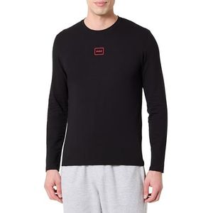HUGO - Shirt - Zwart - Lange Mouwen - Logoprint