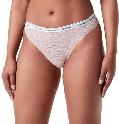 Calvin Klein Underwear - Damesslip - Effen - Materiaalmix met Stretch - Kant