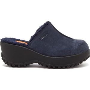 Rocket Dog Dames Platform Comfort Shearling Klomp Mule, Donkerblauw, 39 EU