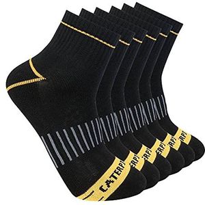 Caterpillar Heren 6-pack Half Cushioned Quarter Socks Half Cushioned Quarter Socks