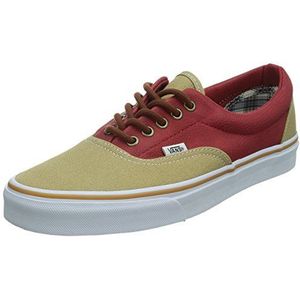 Vans U Era, damessneakers, meerkleurig kaki rood, 42 EU
