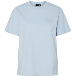 Pctara Ss bedrukt T-shirt JRS Bc, Cashmere Blue, XS