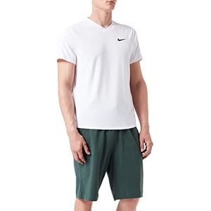 Nike Ct Dry Victory T-shirt voor heren, wit/wit/zwart., M