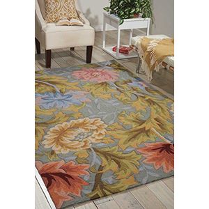 Nourison FA22 Fantasy tapijt, groen 1.68m x 1.07m