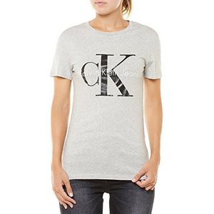 Calvin Klein Jeans dames T-shirt SHRUNKEN TEE, effen