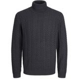 Jack & Jones - JPRBLUSEAN KNIT CABLE ROLL NECK - Coltrui - Dark navy