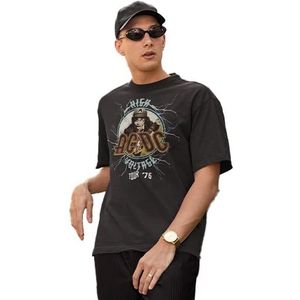AC/DC T-shirt voor heren, Antraciet, L