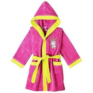 Badjas - Fuchsia - 100% Katoen - Kinderen - Öko-Tex®