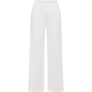 Laura Flared modern denim in een flared vorm, wit (99), 31W / 30L