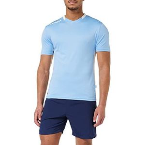 LEGEA Monaco T-shirt, uniseks, lichtblauw/wit, XS