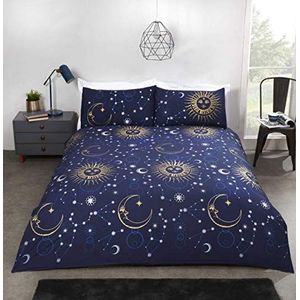 Rapport Celestial-Navy-Double beddengoedset voor hemelstal, tweepersoonsbed
