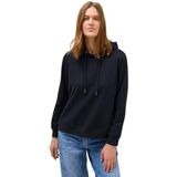Cecil Dames Sweater met capuchon in Blauw, Gr: M