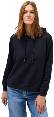 Cecil Dames Sweater met capuchon in Blauw, Gr: M