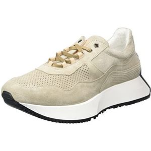 Shabbies Amsterdam Dames SHS1172 Sneakers Lichtgrijs, 41 EU