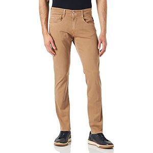 Replay Heren Anbass Jeans, 321 Light Brown, 3630