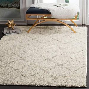 Safavieh Arizona Shag Collection asg743, 90 x 150 cm, ivoor/beige