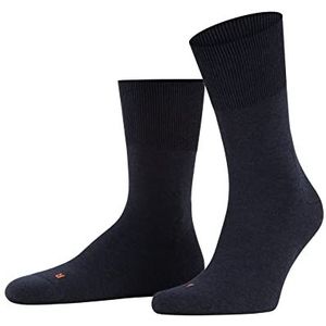 FALKE Uniseks-volwassene Sokken Run U SO Katoen Functioneel Material Eenkleurig 1 Paar, Blauw (Navy Blue Melange 6490), 42-43