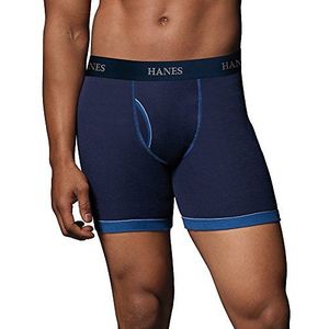 Hanes Heren 7694r5 5 Pack Ultimate Blootgestelde Tailleband Ringer Boxer Korte