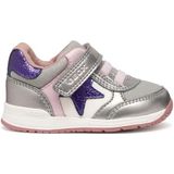 Geox - Rishon - Sneakers - Babymeisjes - Parelmoerachtig Leer-effect