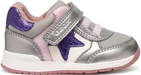 Geox - Rishon - Sneakers - Babymeisjes - Parelmoerachtig Leer-effect