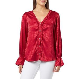 FENIA Damesblouse 19520103-FE02, rood, S, rood, S