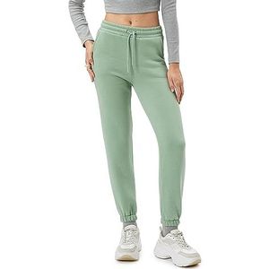 Koton Joggingbroek voor dames met trekkoord en elastische taille, Mnt (Mint), M