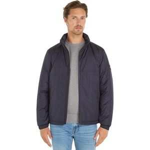 Tommy Hilfiger Portland herenjas met opstaande kraag geweven, woestijn hemel, XS