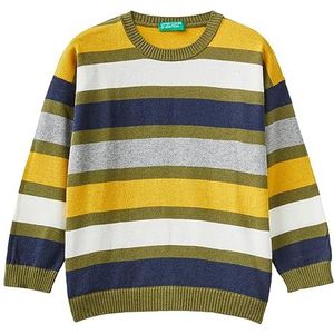 United Colors of Benetton Trui voor kinderen en jongens, Righe Multicolori 73t, 12 Maanden