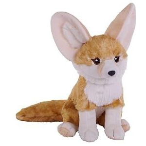 Wild Republic Cuddlekins Eco Fennec Fox, knuffeldier, 30,5 cm, pluche speelgoed, vulling is gesponnen gerecyclede waterflessen, milieuvriendelijk