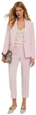 Motivi, Dames, Jassen, Roze, Maat: 2XS Leer,