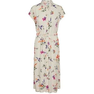 YAS - YASASINA - Blousejurk - Blauw - Bloemenprint