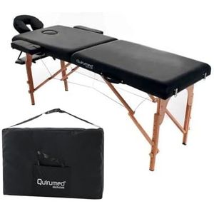 QUIRUMED Easy, opvouwbare massagemat, 194 x 70 cm, zwart