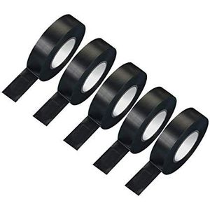 Kippen 9004I Set met 5 rollen isolatietape, zwart, 25 m