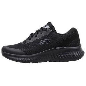 Skechers Skech-Lite Pro Clear Rush Sneaker voor heren, Zwarte Mesh Duraleather Trim, 43 EU