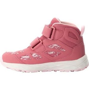 Jack Wolfskin Woodland 2 Texapore Mid Vc K Wandelschoen voor kinderen, uniseks, Zacht roze, 29 EU