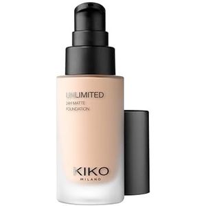KIKO Milano Unlimited 24H Matte Foundation 2 WR, Langhoudende Matte Vloeibare Foundation Die Tot 24 Uur Lang Blijft Zitten