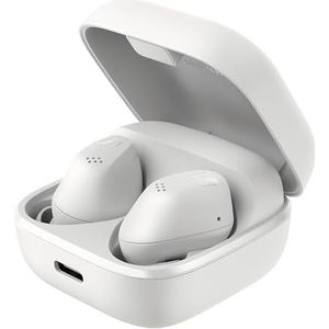 Sennheiser ACCENTUM True Wireless-oordopjes - Kristalhelder geluid met hybride ANC, ergonomisch ontwerp, accuduur van 28 uur, aanraakbediening en dubbele microfoon - Wit