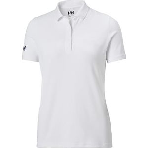 Helly Hansen W Crew Tech poloshirt voor dames, 001 Wit, 4XL