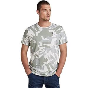 G-STAR RAW, Heren Camo Allover T-Shirt, Veelkleurig (Nimbus Cloud Peacehand D21379-c334-d110), XS