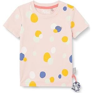 Sigikid T-shirt van biologisch katoen voor meisjes in de maten 98 tot 128, Roze met kleurrijke stippen, 98 cm