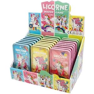 Licorne, Meerkleurig (Puzzel Unicorn 14 x 7 cm Water Game 24 Display 54788)