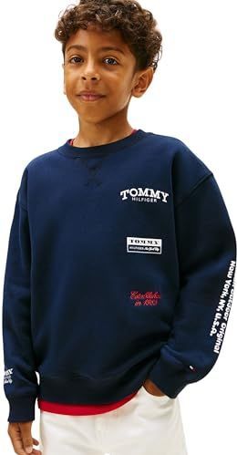 TOMMY HILFIGER Sweatshirt  navy / rood / wit
