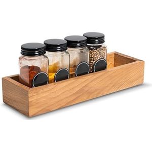Creative Deco - Houten Opbergdoos - Beukenhout - 28 x 9 x 5 cm