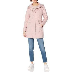 Cole Haan Dames Packable Regenjas met capuchon met strik