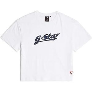 G-STAR Loose T-shirt voor meisjes, wit (White D25560-01-110), 6 Jaar